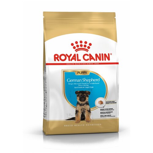 фото Сухой корм для щенков Royal Canin Немецкая овчарка до 15 месяцев, для поддержания иммунитета 1 уп. х 2 шт. х 3000 г (для мелких пород)