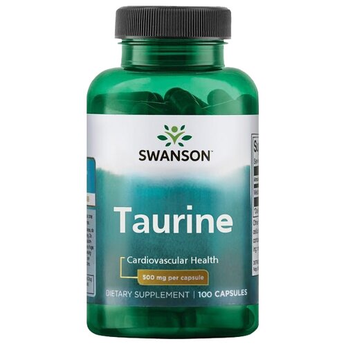 фото Taurine, 500 мг, 120 г, 100 шт.