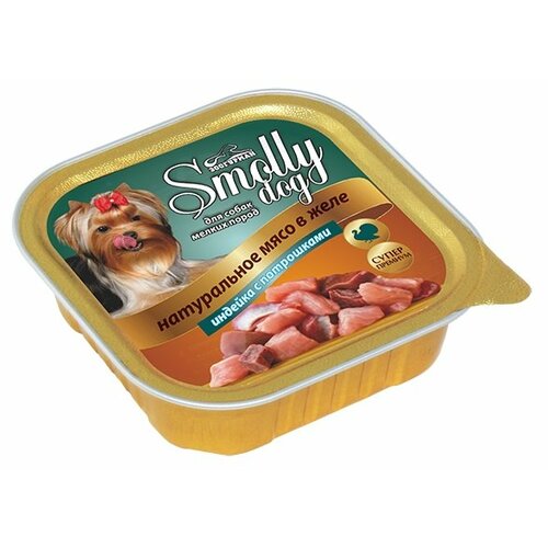 фото Влажный корм для собак Зоогурман Smolly Dog, , индейка, потрошки 26 шт. х 100 г