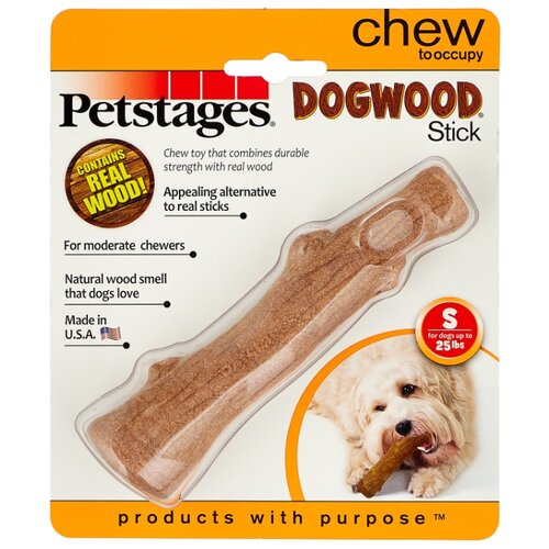 фото Набор игрушек   для собак  Petstages Dogwood Палочка (217YEX),  бежевый