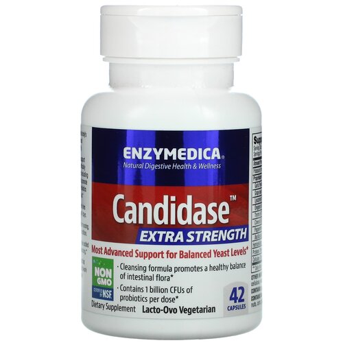 фото Капсулы Enzymedica Candidase Extra strength, 45 г, 42 шт.