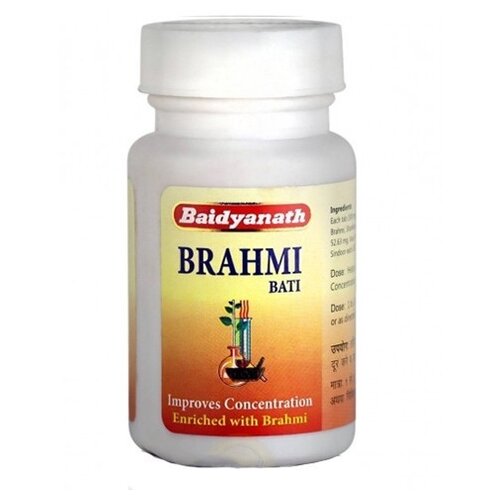 фото Таблетки Baidyanath Brahmi Bati, 80 г, 80 шт.