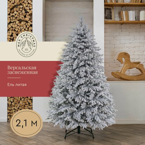 фото Ель искусственная Max Christmas Версальская заснеженная, 210 см