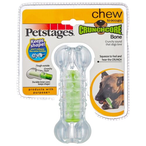 фото Косточка   для собак  Petstages Crunchcore bone (265YEX),  зеленый