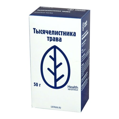 фото Здоровье Health трава Тысячелистника, 50 г