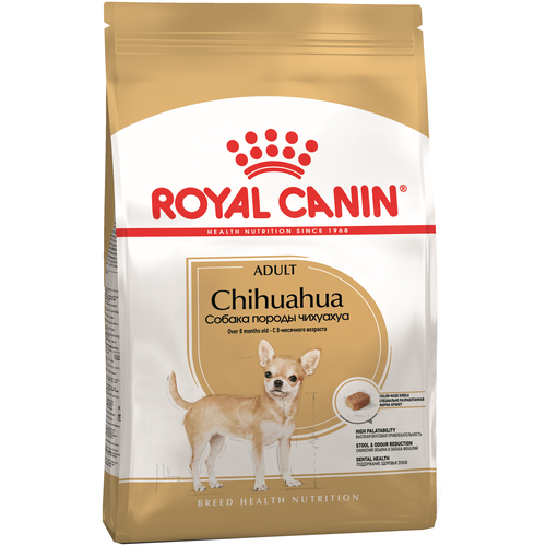 фото Сухой корм для собак для ухода за зубами Royal Canin Chihuahua Adult 1 уп. х 10 шт. х 500 г