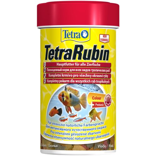 фото Сухой корм  для  рыб, ракообразных Tetra TetraRubin Flakes, 100 мл, 20 г