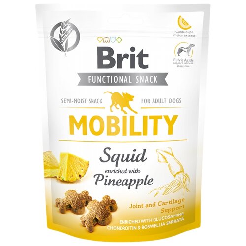 фото Лакомство для собак Brit Care Mobility Squid, 150 г