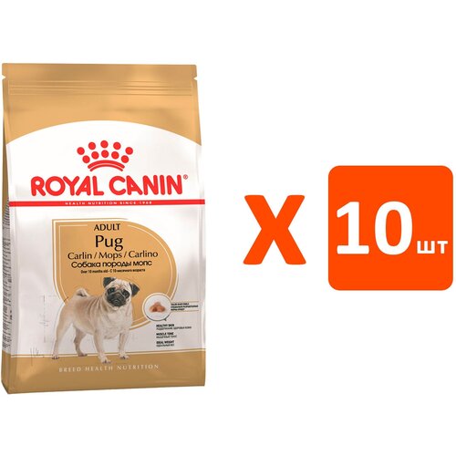 фото ROYAL CANIN PUG ADULT для взрослых собак мопс (0,5 кг х 10 шт)