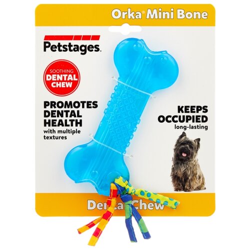 фото Косточка   для собак  Petstages Orka mini (221REX),  синий, 1шт.