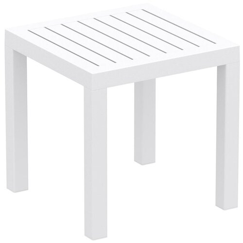 фото Уличный журнальный столик Siesta Contract Ocean Side Table, белый