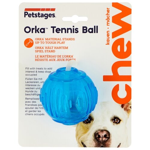 фото Мячик  для кошек   Petstages Orka (235REX),  синий, 1шт.