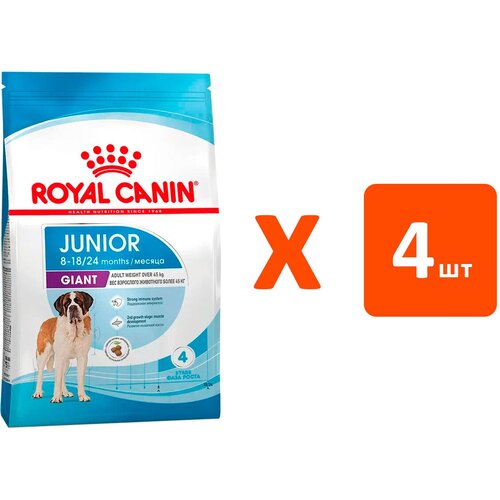 фото ROYAL CANIN GIANT JUNIOR для щенков крупных пород (3,5 кг х 4 шт)