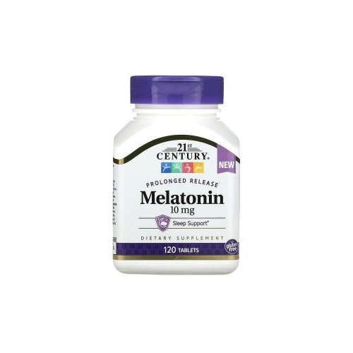 фото Мелатонин продлённого действия 21st Century Melatonin 10 мг 120 таблеток