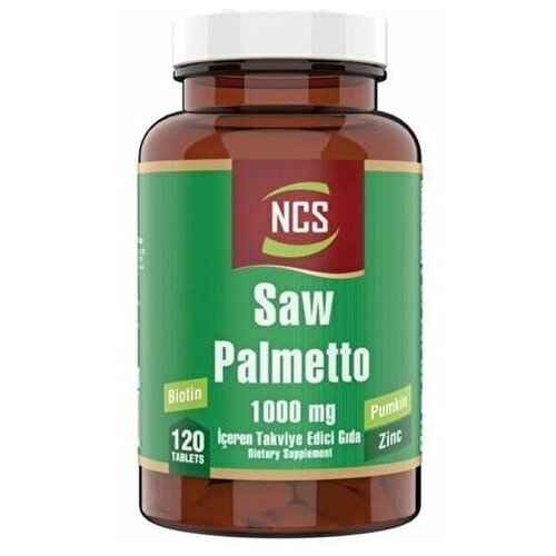 фото Экстракт карликовой пальмы(сереноя) NCS Saw Palmetto 1000 mg 120 таблеток.