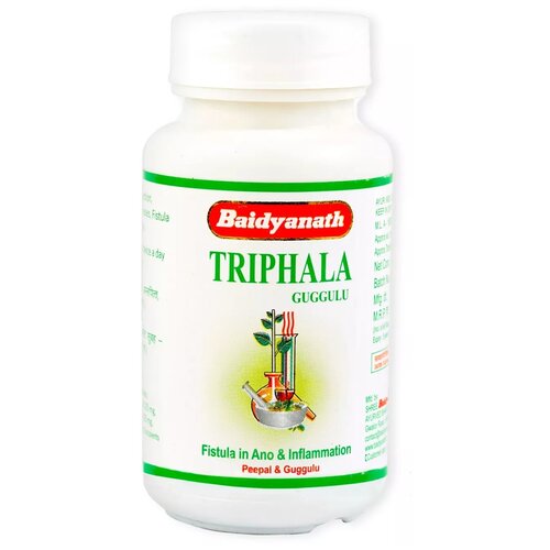 фото Таблетки Baidyanath Triphala Guggulu, 80 г, 80 мл, 80 шт.