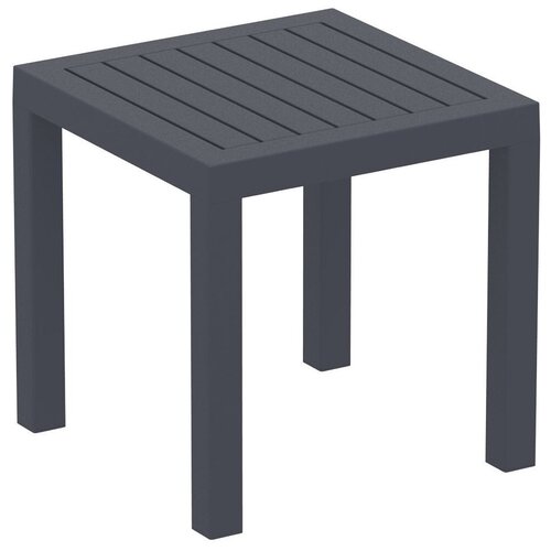 фото Уличный журнальный столик Siesta Contract Ocean Side Table, темно-серый