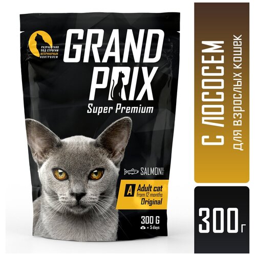 фото Сухой корм для кошек GRAND PRIX с лососем 300 г