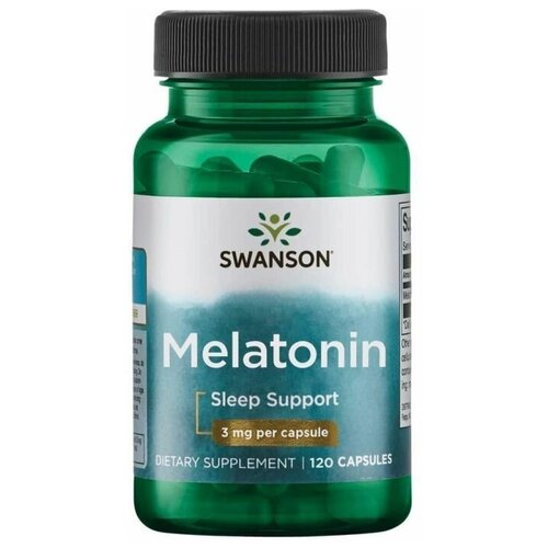 фото Мелатонин , Swanson Melatonin 3 мг 120 капсул