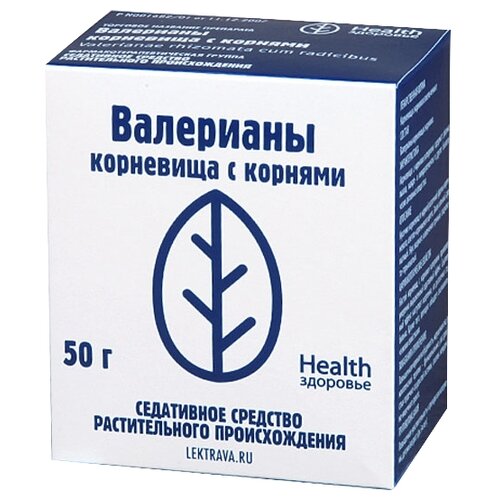 фото Здоровье Health корневище Валерианы, 50 г