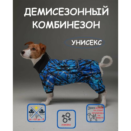 фото Комбинезон для собак DOGMODA Классик унисекс синий размер 5, заказать за 1700 рублей