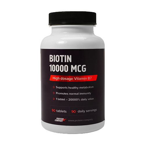 фото Biotin Биотин, 250 мл, 90 г, 90 шт.