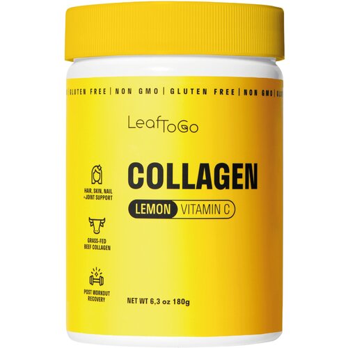 фото LeafToGo Collagen + Vitamin C пор., 180 г, лимон