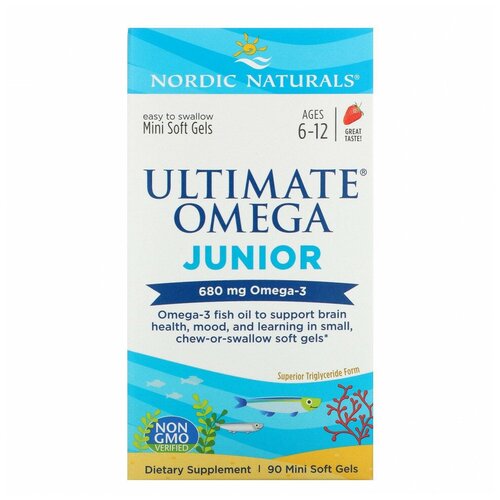 фото Nordic Naturals Ultimate Omega Junior (680 мг) 90 мини-капсул