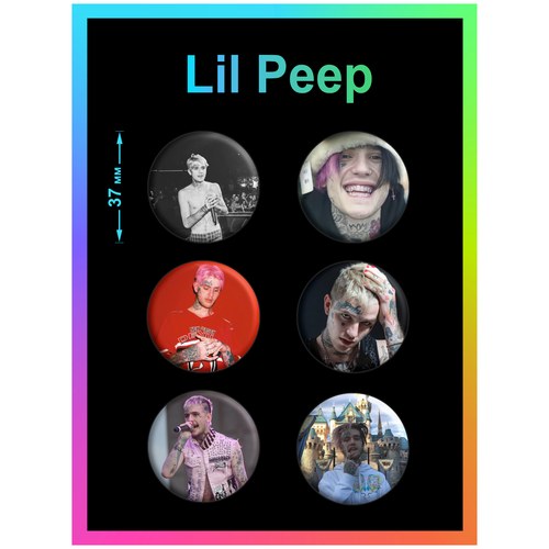 фото Значки Lil Peep / Лил Пип