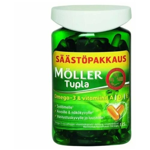 фото Omega-3 MOLLER TUPLA 150 шт.