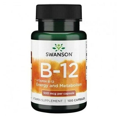 фото Vitamin B-12, 500 мкг, 90 г, 100 шт.