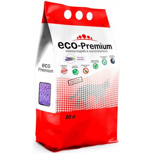 фото Комкующийся наполнитель ECO-Premium Green 129422, 20л, 1 шт.