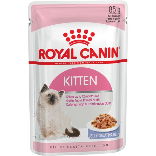 фото Влажный корм в желе Royal Canin Kitten Jelly (Киттен Желе) для котят до 12 месяцев, 24*0,085 г