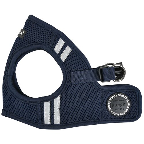 фото Шлейка Puppia Soft vest harness pro синий, L