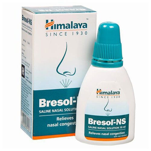 фото Капли Himalaya Herbals Bresol-NS, 10 г, 10 мл