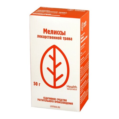 фото Здоровье Health трава Мелиссы лекарственной, 50 г