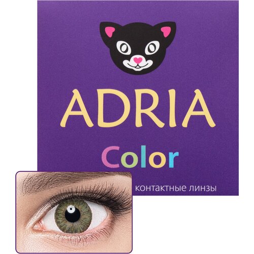 фото Контактные линзы ADRIA Color 3 tone, 2 шт., R 8,6, D -6, green, 1 уп.