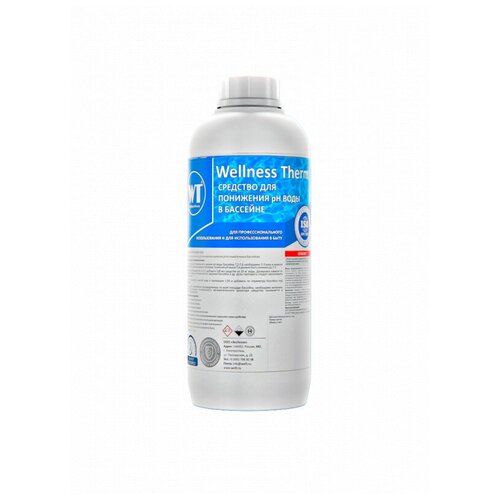 фото Средство «Wellness Therm» для понижения PH воды в бассейне (PH -) 1 литр