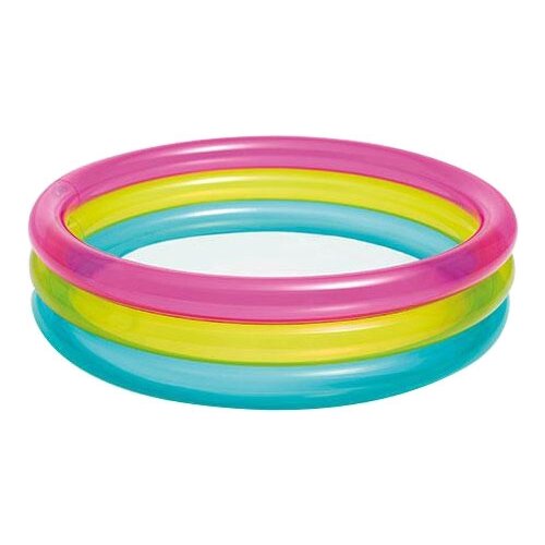 фото Детский бассейн Intex Rainbow Three Ring 57104, 86х25 см, 86х25 см