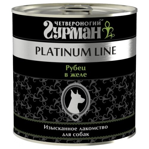 фото Влажный корм для собак Четвероногий Гурман Platinum line Рубец, беззерновой, говядина 1 уп. х 1 шт. х 240 г