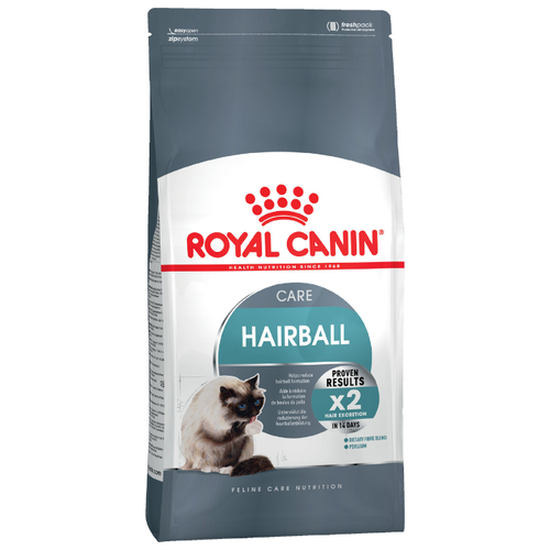 фото Сухой корм для кошек Royal Canin Hairball Care для взрослых кошек от 1 до 12 лет для профилактики образования волосяных комочков 2 уп. х 2000 г