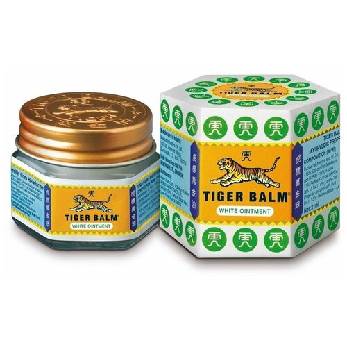 фото Бальзам Tiger Balm тигровый белый, 21 г, 21 мл