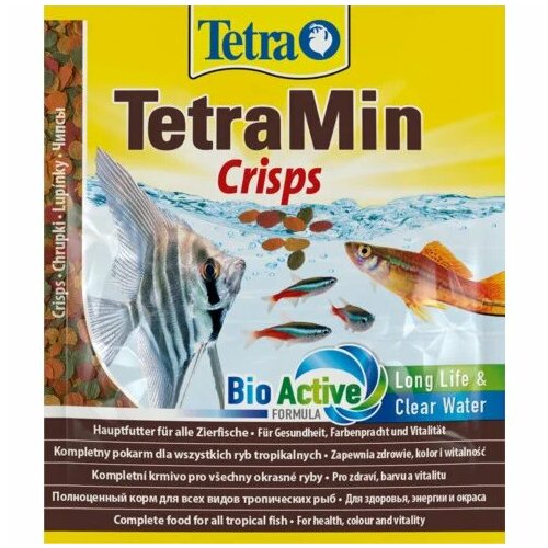 фото Tetra Pro Color Crisps корм в виде чипсов для улучшения окраса всех декоративных рыб 12 г саше