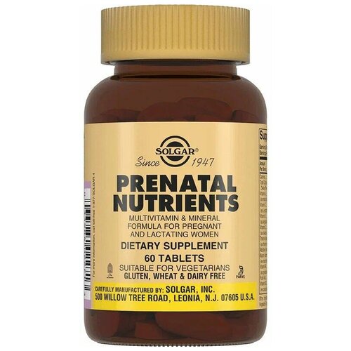 фото Solgar Prenatal Nutrients таб., 150 г, 60 шт.