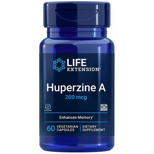 фото Huperzine A 200 mcg, 60 vegetarian capsules