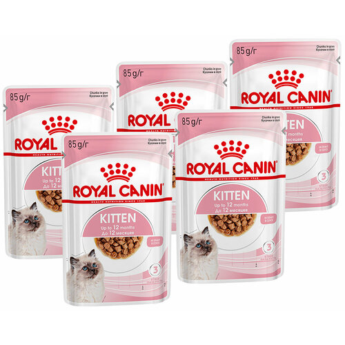 фото ROYAL CANIN KITTEN для котят в соусе пауч 85 гр 85 гр х 5 шт