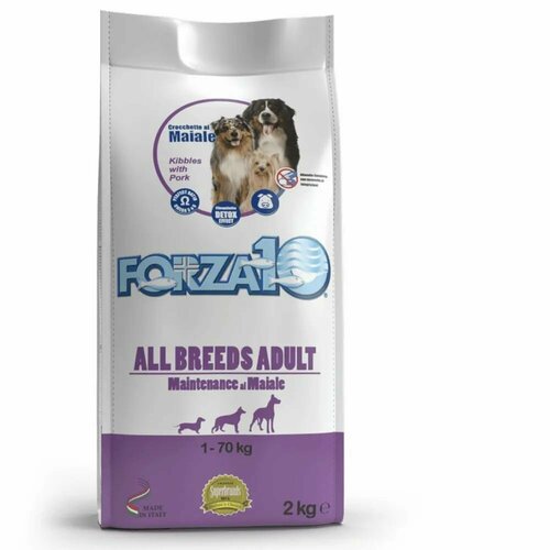 фото Forza10 All Breeds Adult Maintenance Maiale сухой корм для взрослых собак всех пород с диетической свининой - 2 кг