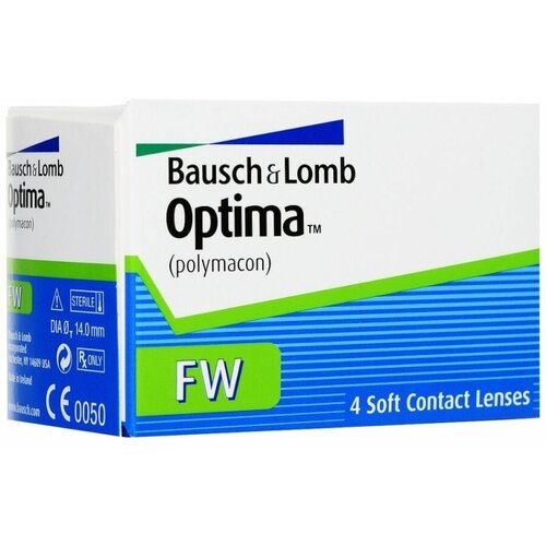 фото Контактные линзы Bausch & Lomb Optima FW, 4 шт., R 8,7, D -9