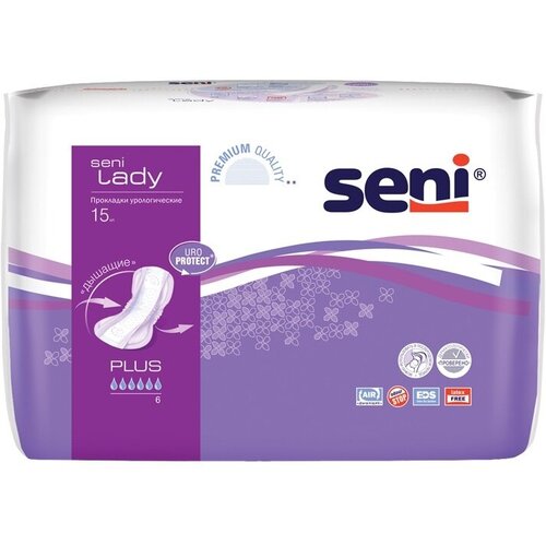 фото Прокладки урологические женские SENI LADY plus 15 шт.