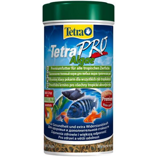 фото Сухой корм  для  рыб, ракообразных Tetra TetraPro Algae, 250 мл, 55 г